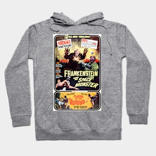 Classic Sci-Fi Movie Poster - Frankenstein Meets the Space Monster Hoodie